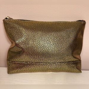 tarte Gold Cosmetic Bag